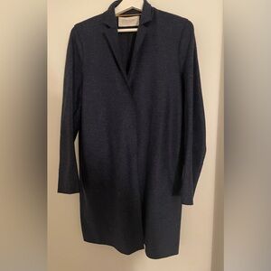 Harris Wharf Navy Coat